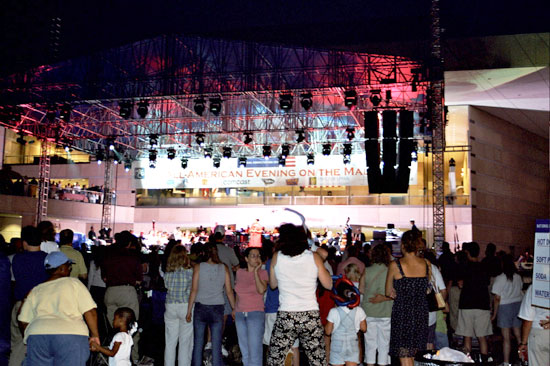 All-American Evening on the Mall Concert and Fireworks Celebrating the Opening of the National Constitution Center, July 3, 2003